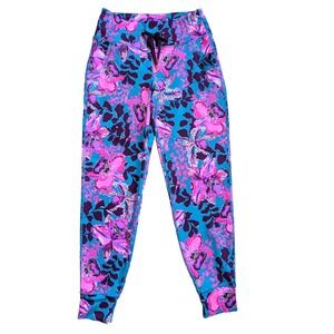 Lilly Pulitzer Luxletic Leggings Womens Size Small Blue Rhapsody Orchid You Not